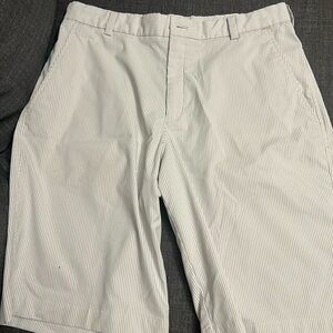 Nike Golf Men's Pinstripe Gray Shorts
